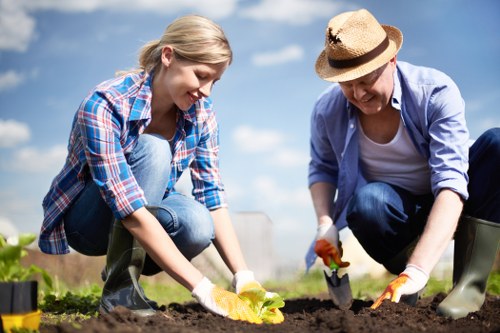 Gardening services in Woodford maintaining a neat residential garden